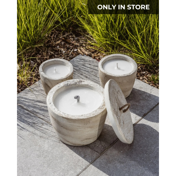 MON DADA - ONLY IN STORE | Mon Dada | Urban Outdoor Candle | XL + deksel | Ecru