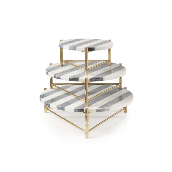 ABHIKA | Abhika | Cake Stand | Stripey | L