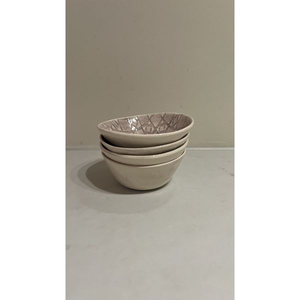 WONKI WARE | Wonki Ware | Schaaltje Mini Rond | Aubergine