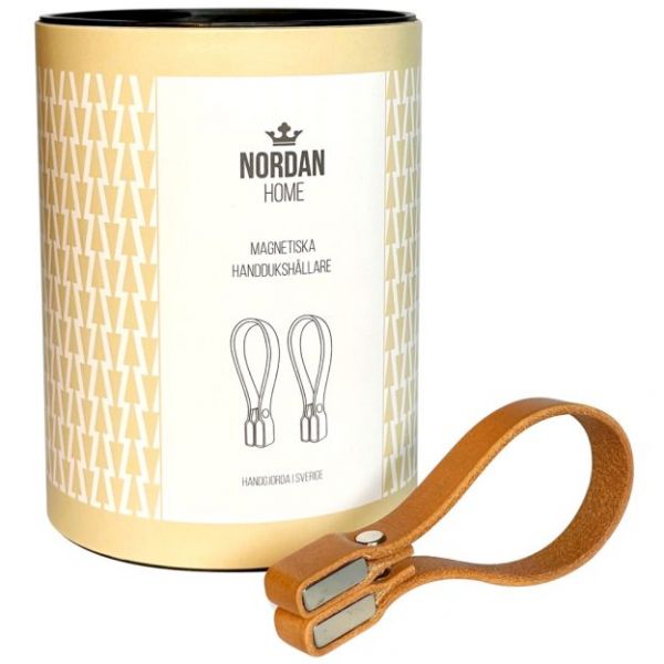 NORDAN HOME | Nordan Home | Magnetische handdoeklus | Cognac | Set van 2