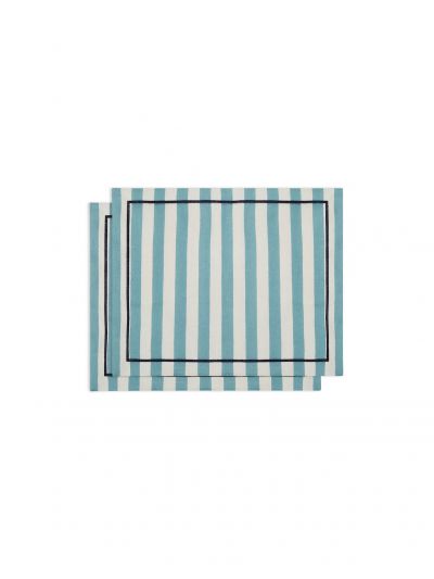 La Double J | Placemat set van 2 | Riviera | Sky Blue