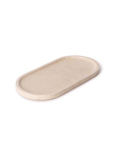 Travertine Tray Ovaal - Vorspaget Home