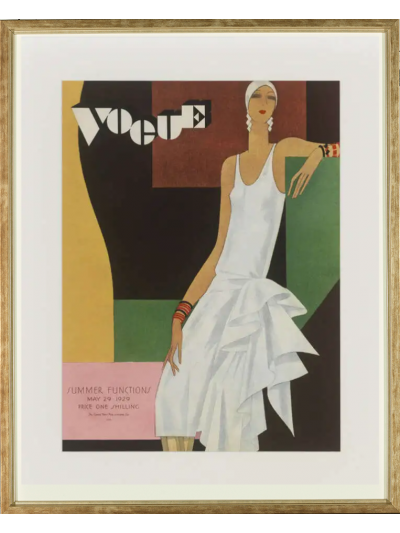 Vogue Covers Print met lijst May 1929 - Vorspaget Home