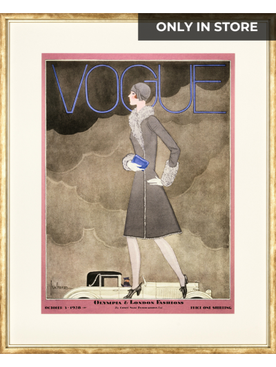 Vogue Covers | Print met lijst | Vogue October 1928 | Vorspaget Home