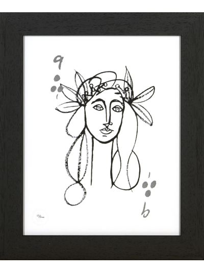 Picasso | Print met lijst | Women's Playing Card | 584J